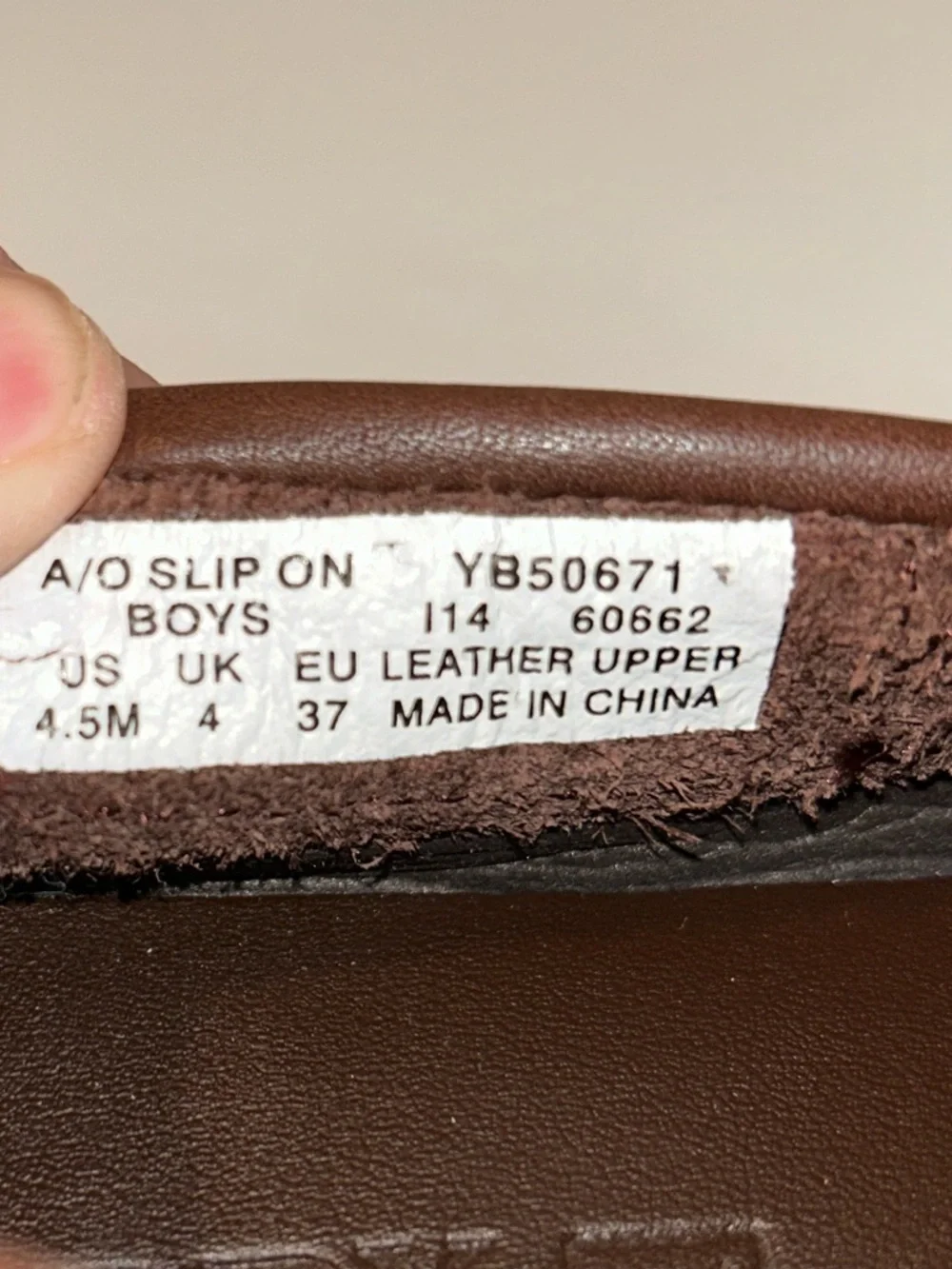 Sperry Brown Leather Boat Shoes with Tan Laces